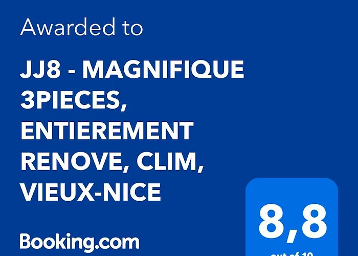 Jj8 - Magnifique 3Pieces, Entierement Renove, Clim, Vieux-Nice